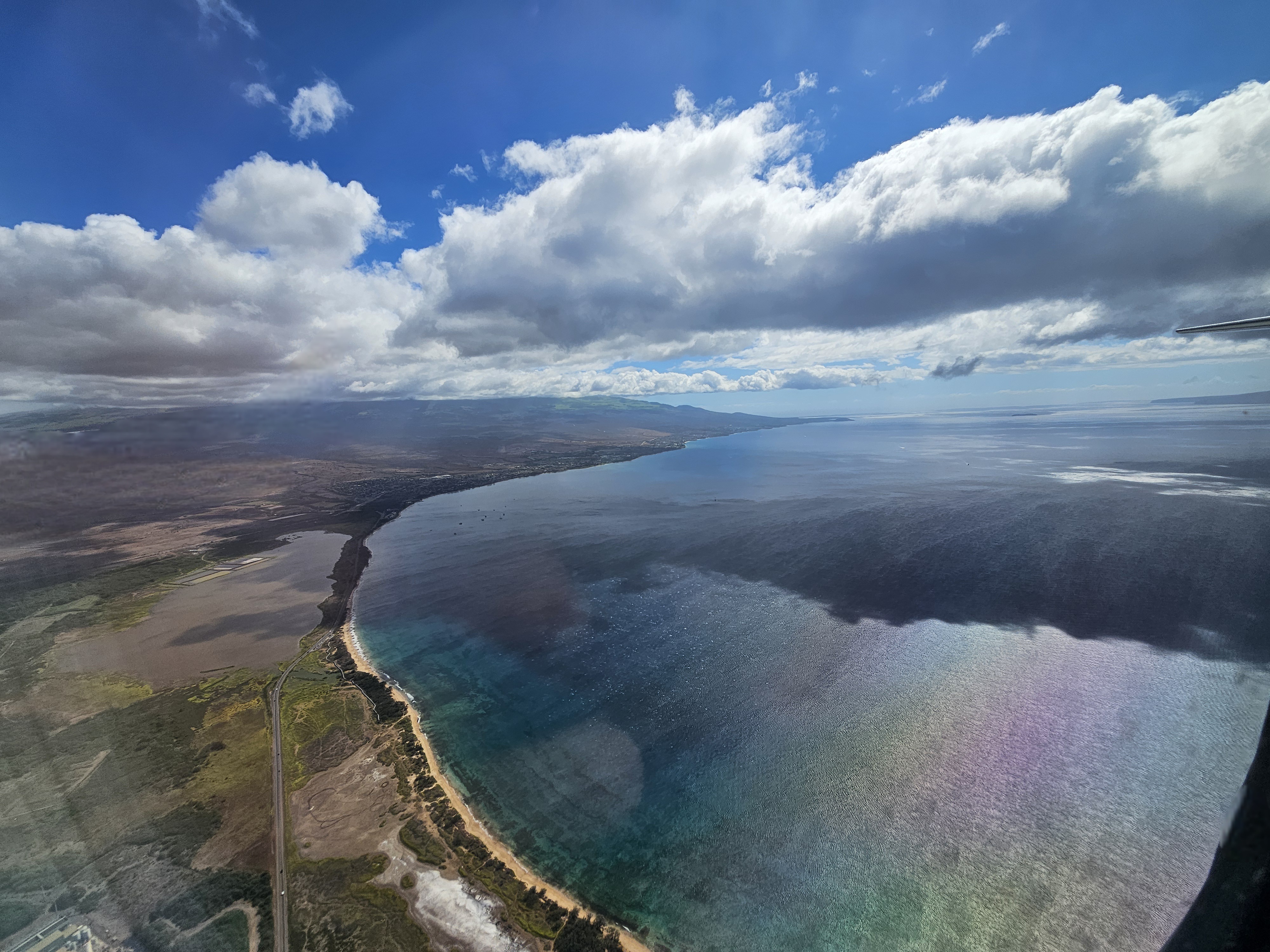 Sunlight flowing across a peaceful Maui ocean